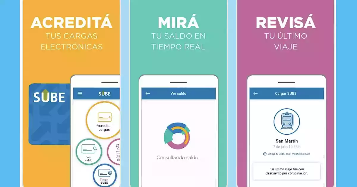 app Carga SUBE - Trenes Argentinos