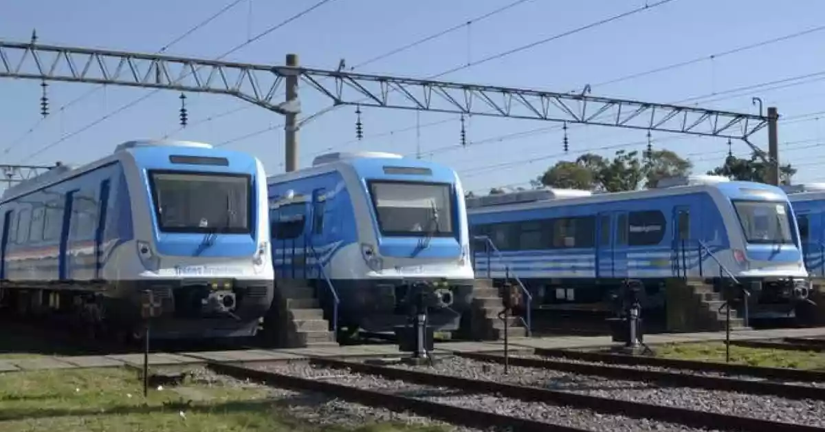 Trenes Argentinos en terminal